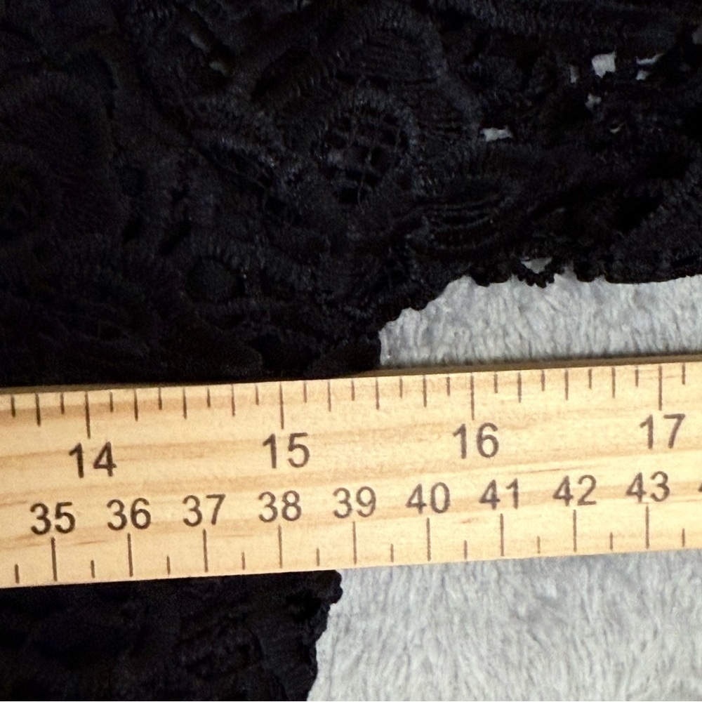 NWT Lulus Black Lace Skater Dress Size XS – Cocktail, Prom, Evening - Picture 15 of 16